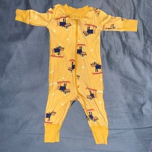 Hanna Andersson Skiing Moose Romper